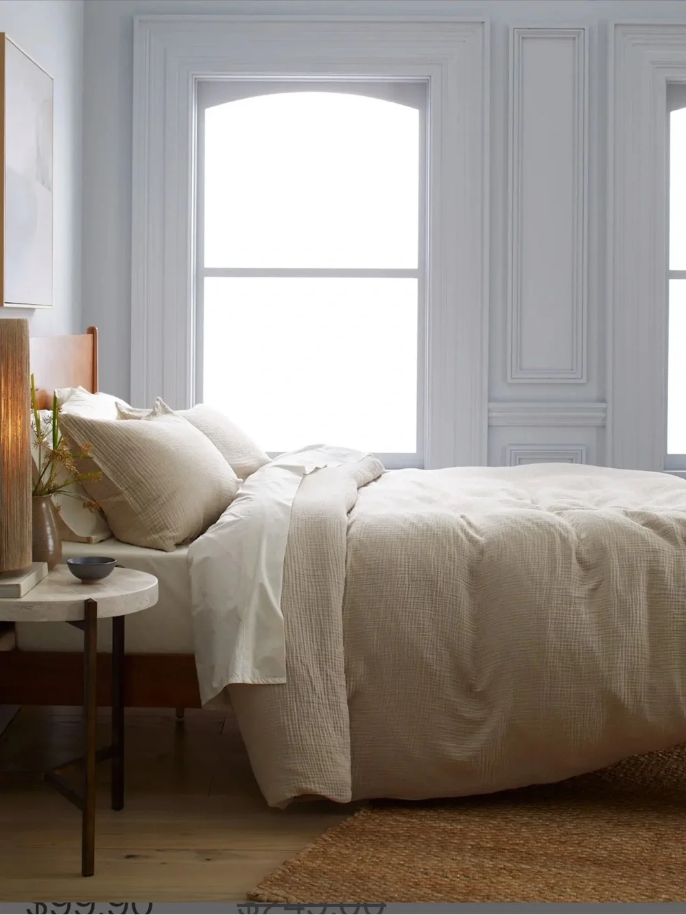 Quince Organic Cotton Gauze Duvet Cover